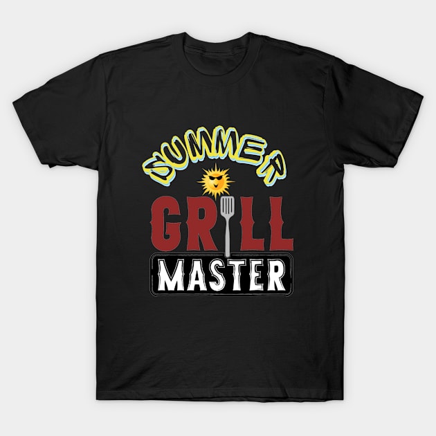 Summer Grilling T-Shirt by MckinleyArt